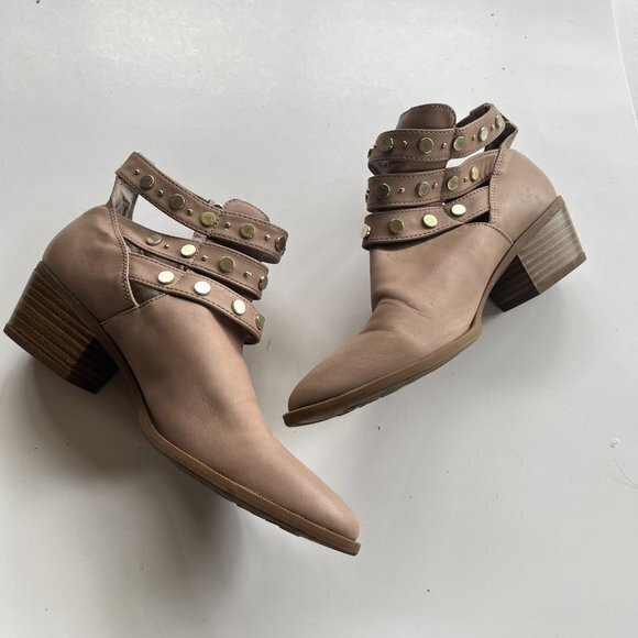 Circus by Sam Edelman‎ Women's Henna Ankle Boot Taupe Rose Leather Womens… - Picture 4 of 7